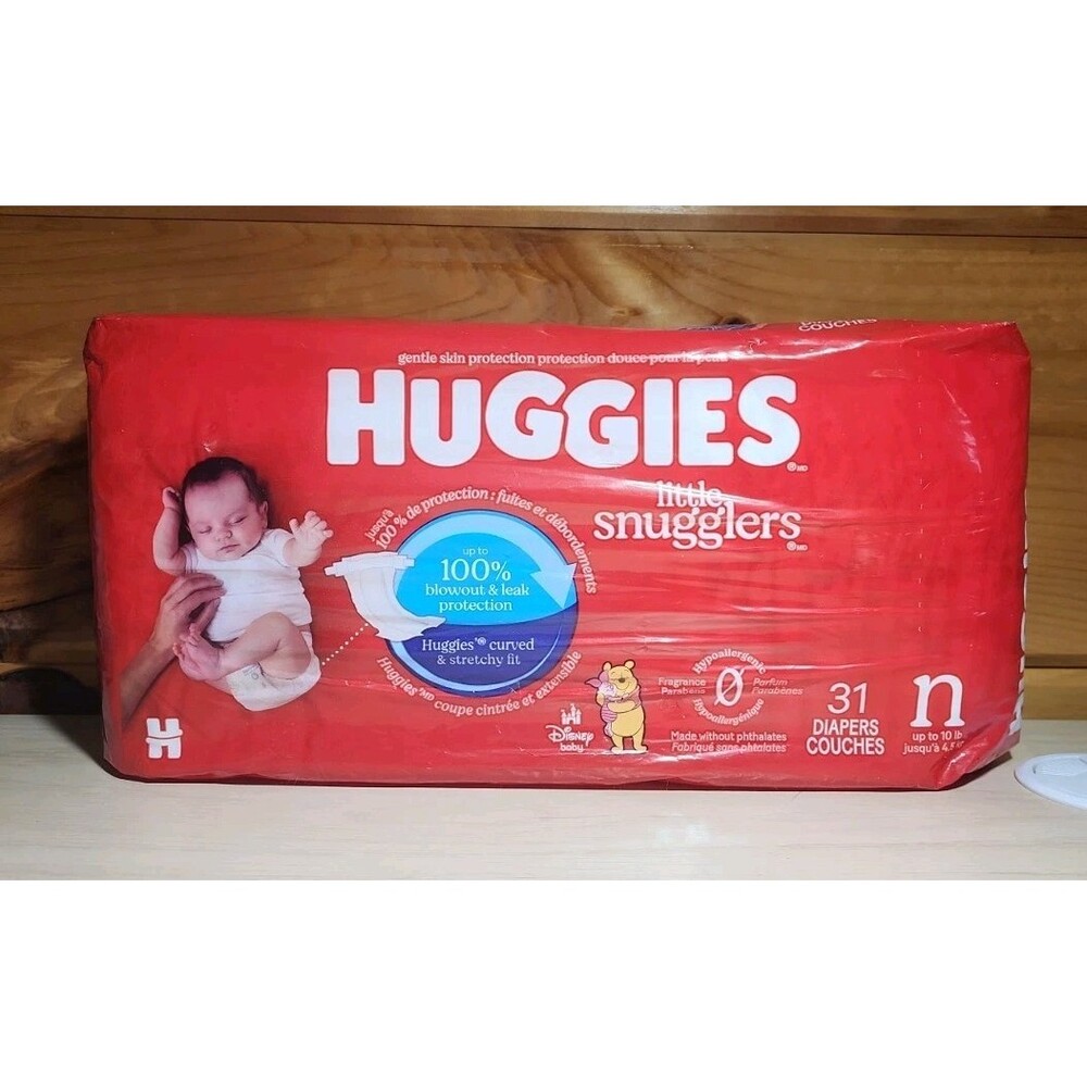 Huggies Little Snugglers Diapers - Newborn - 31 Count